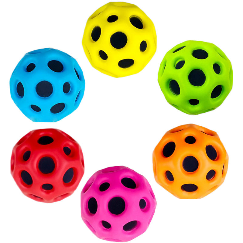 Anti-Fall Moon Shape Hole Ultra Bouncy Ball 