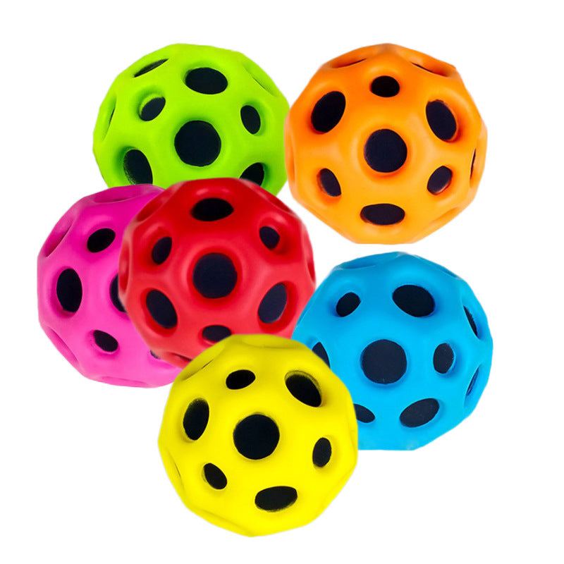 Anti-Fall Moon Shape Hole Ultra Bouncy Ball 