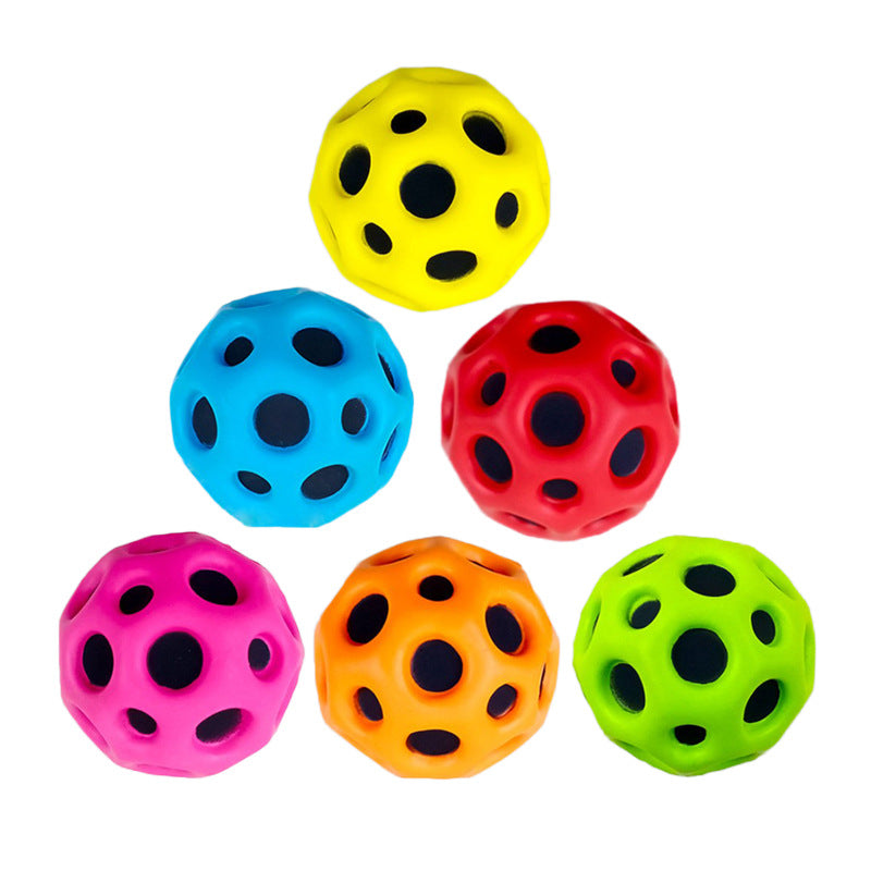 Anti-Fall Moon Shape Hole Ultra Bouncy Ball 