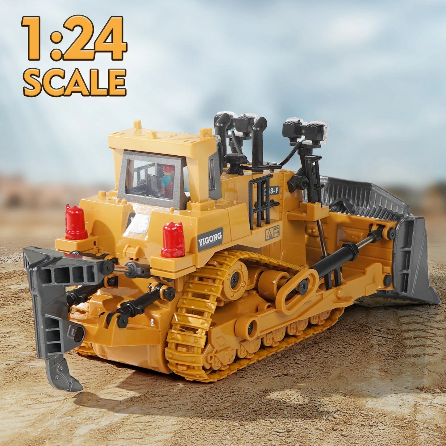  2.4G Remote Control Excavator Dump Truck And Bulldozer Engineering Vehicle Christmas Birthday Gifts