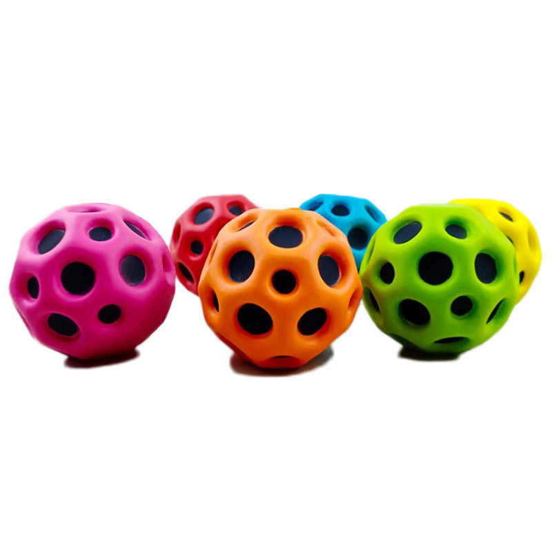 Anti-Fall Moon Shape Hole Ultra Bouncy Ball 