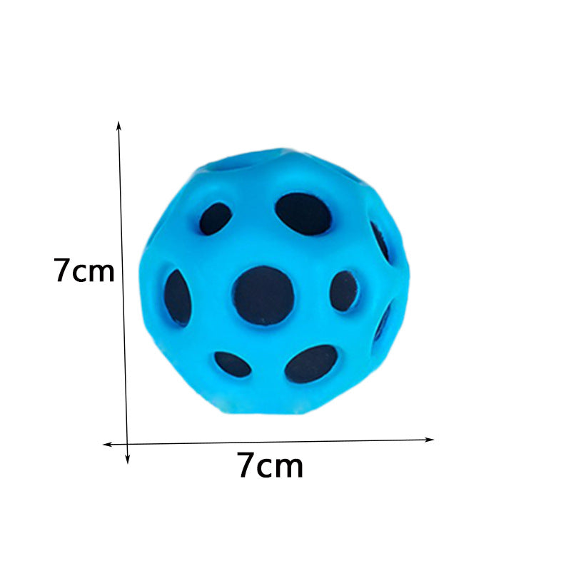 Anti-Fall Moon Shape Hole Ultra Bouncy Ball 